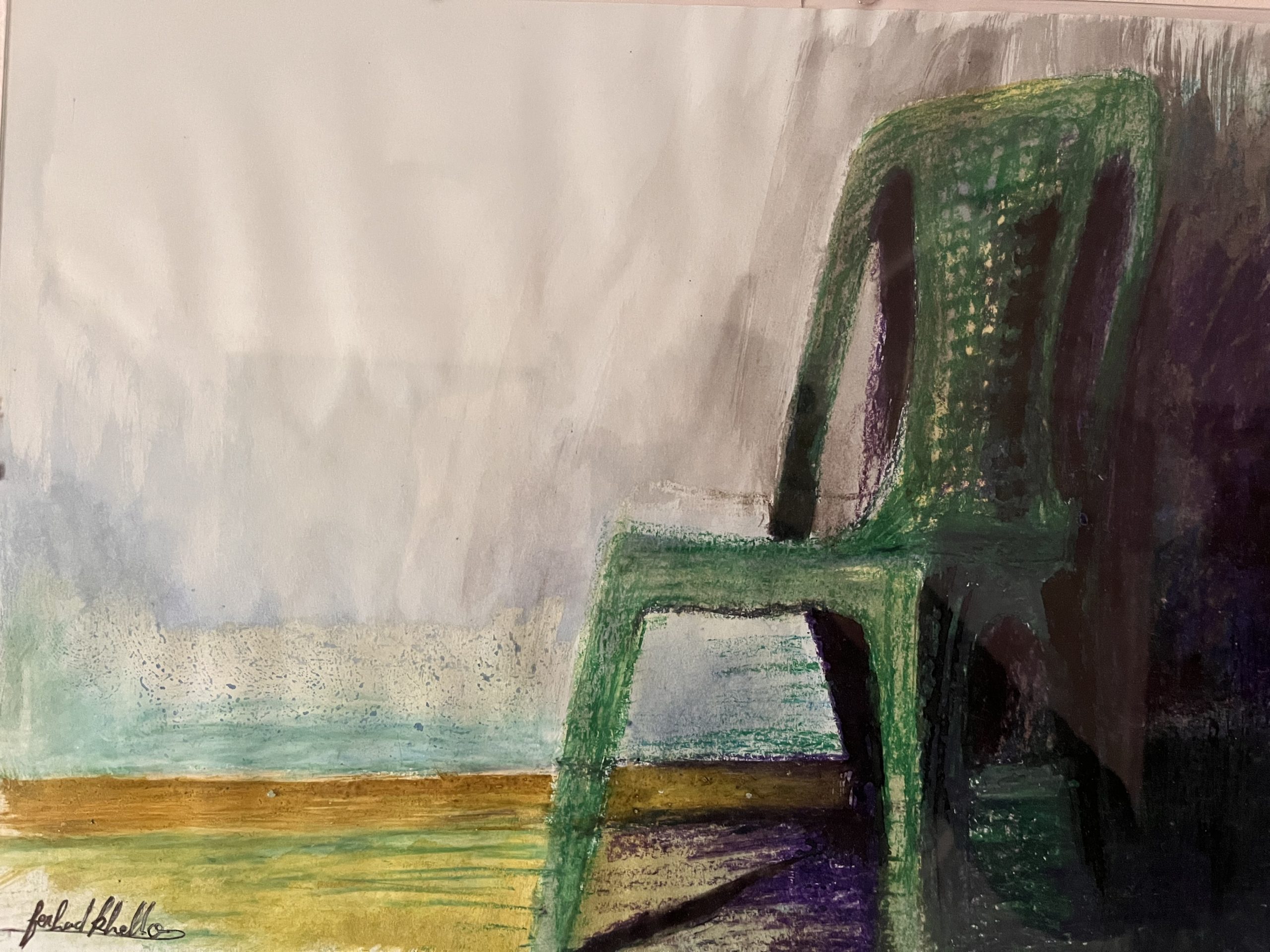 Green Plastic Chair